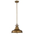 Średnia lampa wisząca Emery - 1 źródło światła - Postarzany mosiądz QZ-EMERY-P-M-WS Elstead Lighting