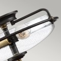 Plafon Griffin - 3 źródła światła - Brąz palladiański / Postarzany mosiądz QZ-GRIFFIN-F-C-PNAB Elstead Lighting