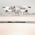 Plafon Griffin - 3 źródła światła - Polerowany chrom QZ-GRIFFIN-F-PC Elstead Lighting