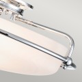 Plafon Griffin - 3 źródła światła - Polerowany chrom QZ-GRIFFIN-F-PC Elstead Lighting