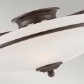 Plafon Griffin - 3 źródła światła - Brąz palladiański QZ-GRIFFIN-F-PN Elstead Lighting