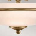 Plafon Griffin - 3 źródła światła - Postarzany mosiądz QZ-GRIFFIN-F-WS Elstead Lighting
