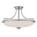 Półplafon Griffin - 4 źródła światła - Polerowany chrom QZ-GRIFFIN-SFM-C Elstead Lighting