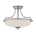 Półplafon Griffin - 3 źródła światła - Polerowany chrom QZ-GRIFFIN-SFS-C Elstead Lighting