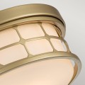 Plafon Guardian - 2 źródła światła - Naturalny mosiądz QZ-GUARDIAN-F-PNBR Elstead Lighting