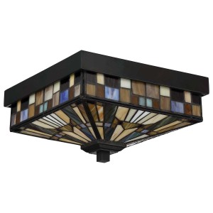 Plafon ogrodowy Inglenook Outdoor - 2 źródła światła  QZ-INGLENOOK-F Elstead Lighting