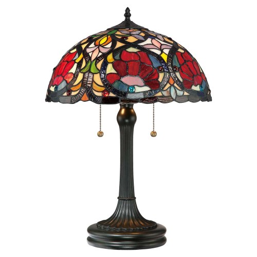Lampa stołowa Larissa - 2 źródła światła QZ-LARISSA-TL Elstead Lighting