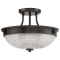 Półplafon Mantle - 2 źródła światła - Brąz palladiański QZ-MANTLE-SF-PN Elstead Lighting