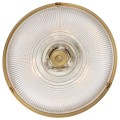 Półplafon Mantle - 2 źródła światła - Postarzany mosiądz QZ-MANTLE-SF-WS Elstead Lighting