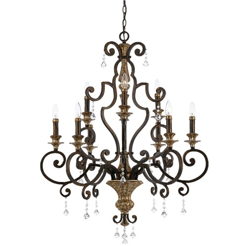 Lampa wisząca Marquette - 9 źródeł światła QZ-MARQUETTE9 Elstead Lighting