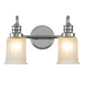 Kinkiet Swell - 2 źródła światła - Polerowany chrom QZ-SWELL2-PC-BATH Elstead Lighting