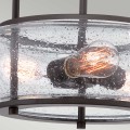Średni półplafon Trilogy - 3 źródła światła - Stary brąz QZ-TRILOGY-SF-M Elstead Lighting