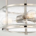 Półplafon Trilogy - 3 źródła światła - Szczotkowany nikiel QZ-TRILOGY-SFM-BN Elstead Lighting