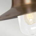 Latarnia naścienna Sheldon - 1 źródło światła - Postarzany mosiądz SHELDON-BR Elstead Lighting