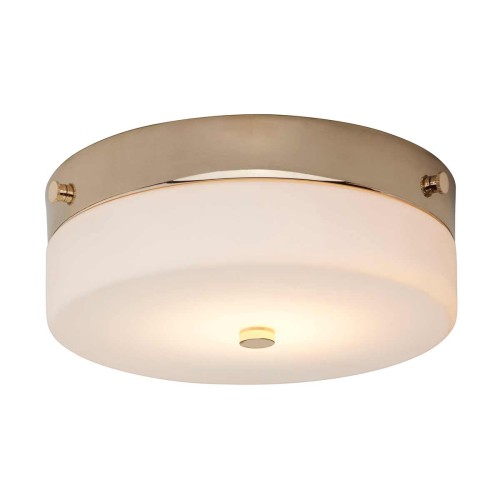 Średni plafon Tamar - 1 źródło światła - Polerowaneoto TAMAR-F-M-PG Elstead Lighting