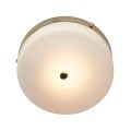 Średni plafon Tamar - 1 źródło światła - Polerowaneoto TAMAR-F-M-PG Elstead Lighting