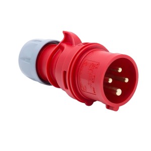 Wtyczka przenośna na przedłużacz siłowa 16A 4p 4 bolce 014-6 PCE