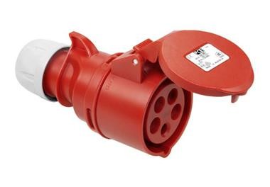 Gniazdo przenośne na przedłużacz siłowe 32A 5P IP44 230V 225-6 PCE