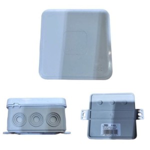 Puszka natynkowa 85x85x40mm szara IP45 P254 Szybkie zamykanie