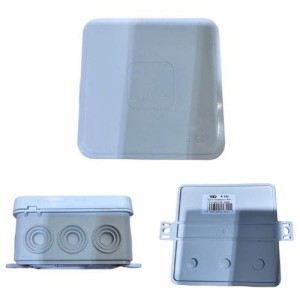 Puszka natynkowa 100x100x40mm szara IP45 P256 Szybkie zamykanie