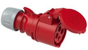 Gniazdo przenośne na przedłużacz siłowe 16A 4P IP44 230V 214-6 PCE 