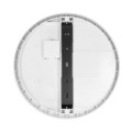 Plafon natynkowy biały okrągły z czujnikiem ruchu 26,5cm barwa neutralna LED 16W IP65 