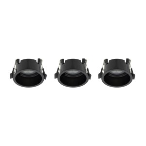 Oczko podtynkowe GU10 CUP 3 PC SET Czarny – 3 szt. 10794 Nowodvorski Lighting
