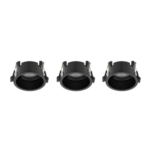 Oczko podtynkowe GU10 CUP 3 PC SET Czarny – 3 szt. 10794 Nowodvorski Lighting