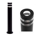 Słupek ogrodowy lampa SOLIN czarna na E27 IP44 K-8206