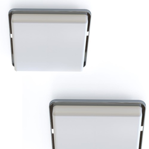 Plafon łazienkowy kwadratowy TAHOE II IP44 z chromową ramką Nowodvorski Lighting