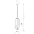 Lampa wisząca PUMPKIN S Szary 11243 Nowodvorski Lighting