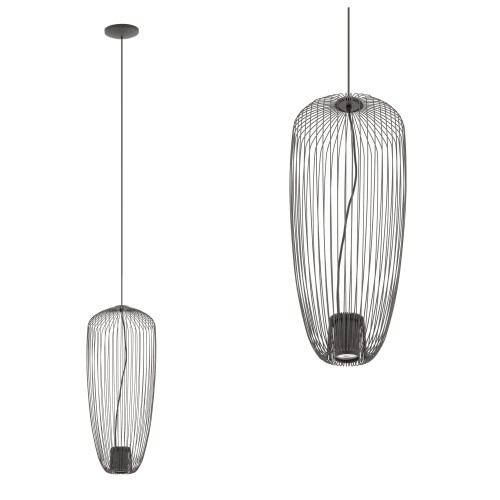 Lampa wisząca PUMPKIN S Szary 11243 Nowodvorski Lighting