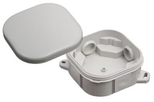 Puszka instlacyjna natynkowa szara 92x29mm hermetyczna IP54