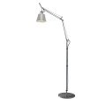 Lampa tojąca podłogowa regulowana Artemide Tolomeo Basculante Floor Grey 0947020A/A012820