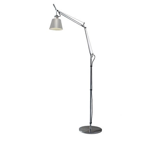 Lampa tojąca podłogowa regulowana Artemide Tolomeo Basculante Floor Grey 0947020A/A012820