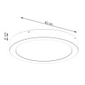 Plafon ONYX 40 biały LED 3000K SL.1245 SOLLUX