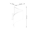 Kinkiet TALASSA czarny G9 1x8W SL.1309 SOLLUX