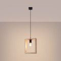 Lampa wisząca ARIES naturalne drewno E27 1x15W SL.1310 SOLLUX