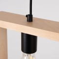 Lampa wisząca ARIES naturalne drewno E27 1x15W SL.1310 SOLLUX