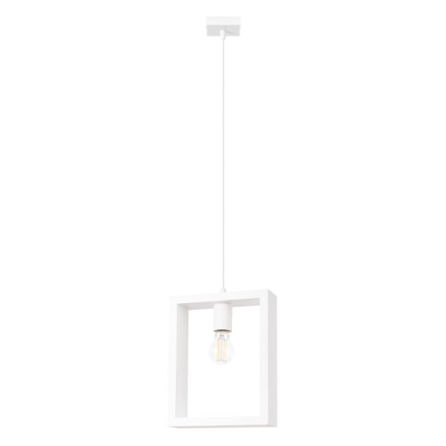 Lampa wisząca ARIES biała E27 1x15W SL.1312 SOLLUX