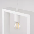Lampa wisząca ARIES biała E27 1x15W SL.1312 SOLLUX