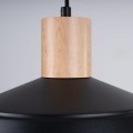 Lampa wisząca FANO czarna E27 1x15W SL.1322 SOLLUX