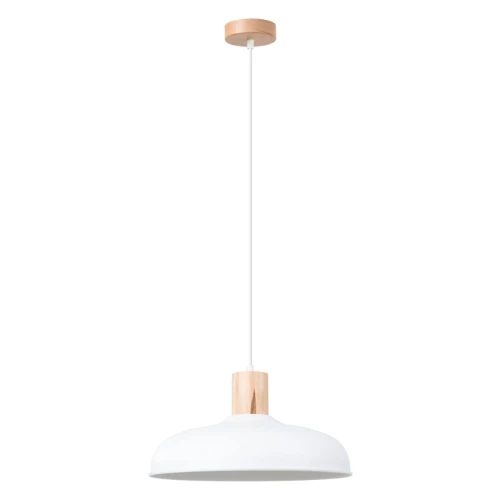 Lampa wisząca INDY biała E27 1x15W SL.1323 SOLLUX