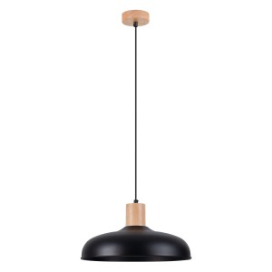 Lampa wisząca INDY czarna E27 1x15W SL.1324 SOLLUX