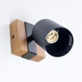 Kinkiet FAGER 1 czarny GU10 1x10W SL.1343 SOLLUX