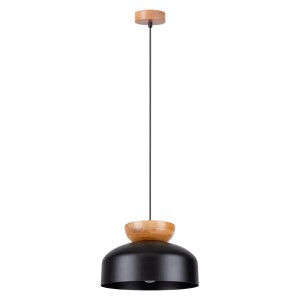 Lampa wisząca MARION czarna E27 1x15W SL.1351 SOLLUX