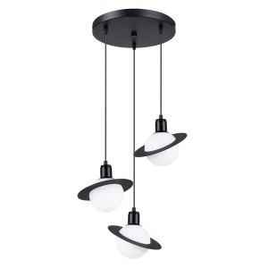 Lampa wisząca HYPERION 3P czarny G9 3x8W SL.1359 SOLLUX