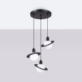 Lampa wisząca HYPERION 3P czarny G9 3x8W SL.1359 SOLLUX