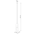 Lampa wisząca NICUS 1 biała E27 1x15W SL.1360 SOLLUX