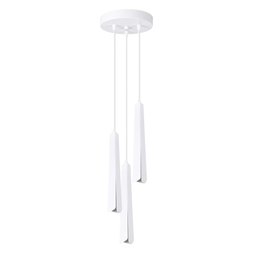 Lampa wisząca PRYSM 3P biała G9 3x8W SL.1398 SOLLUX
